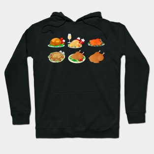 Happy Thanksgiving Turkey Feast Hoodie